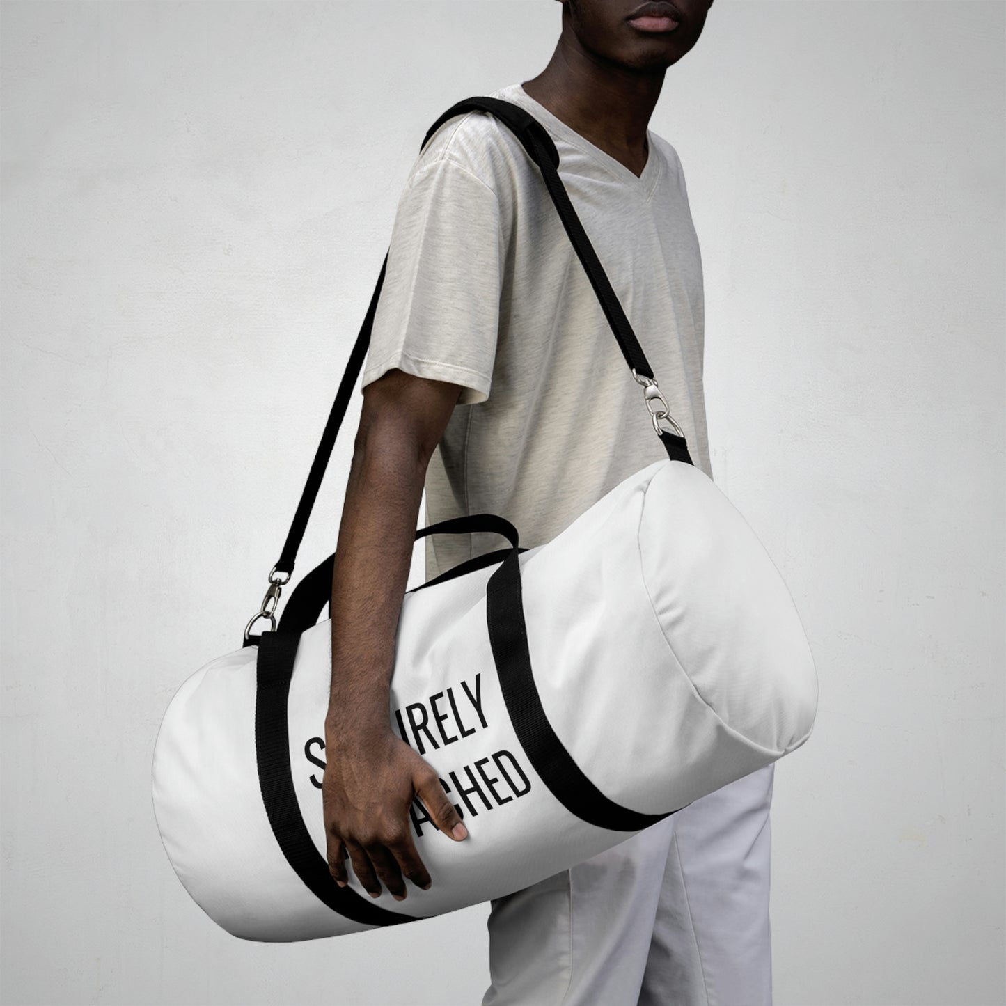 Securely Attached Duffel Bag