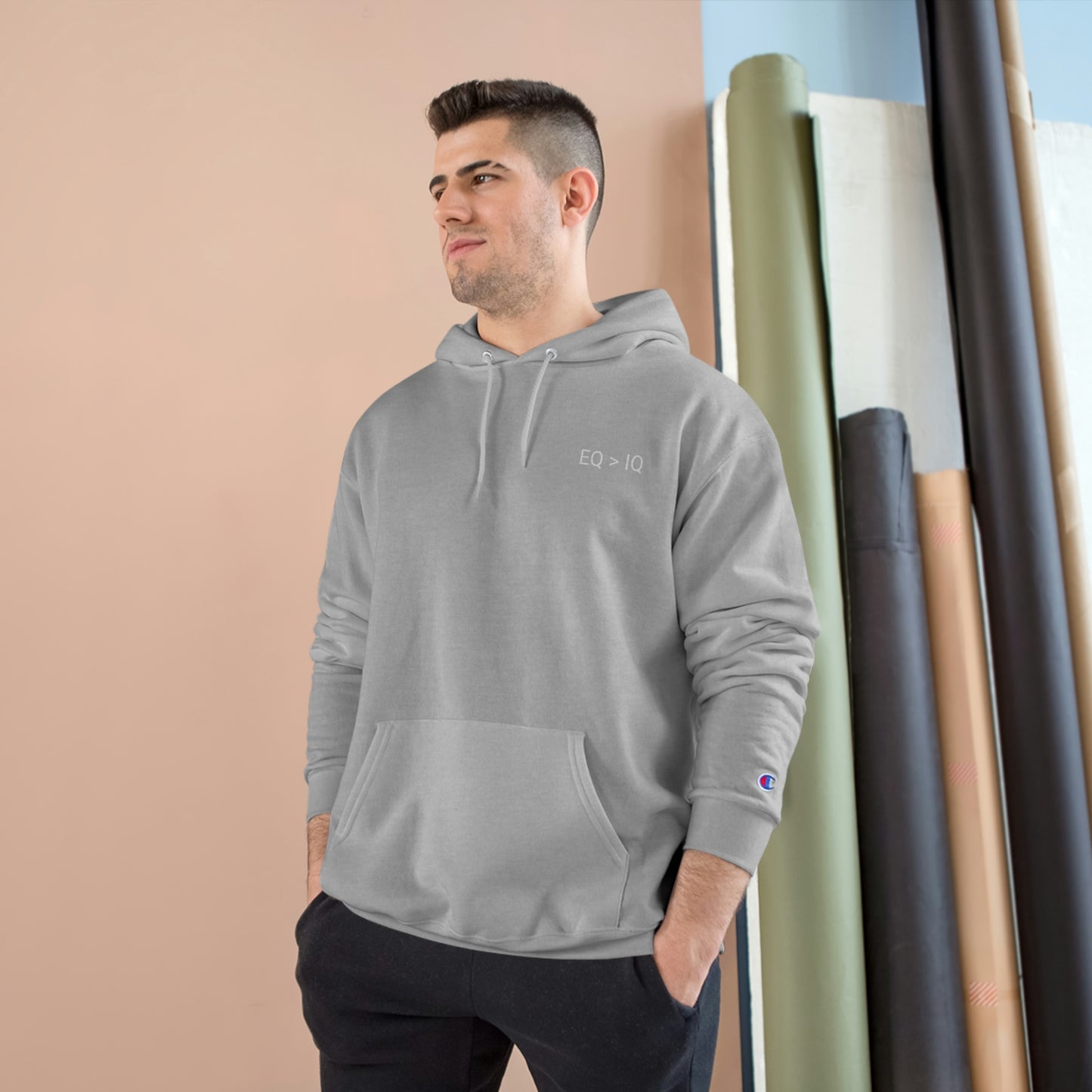 EQ > IQ Champion Hoodie