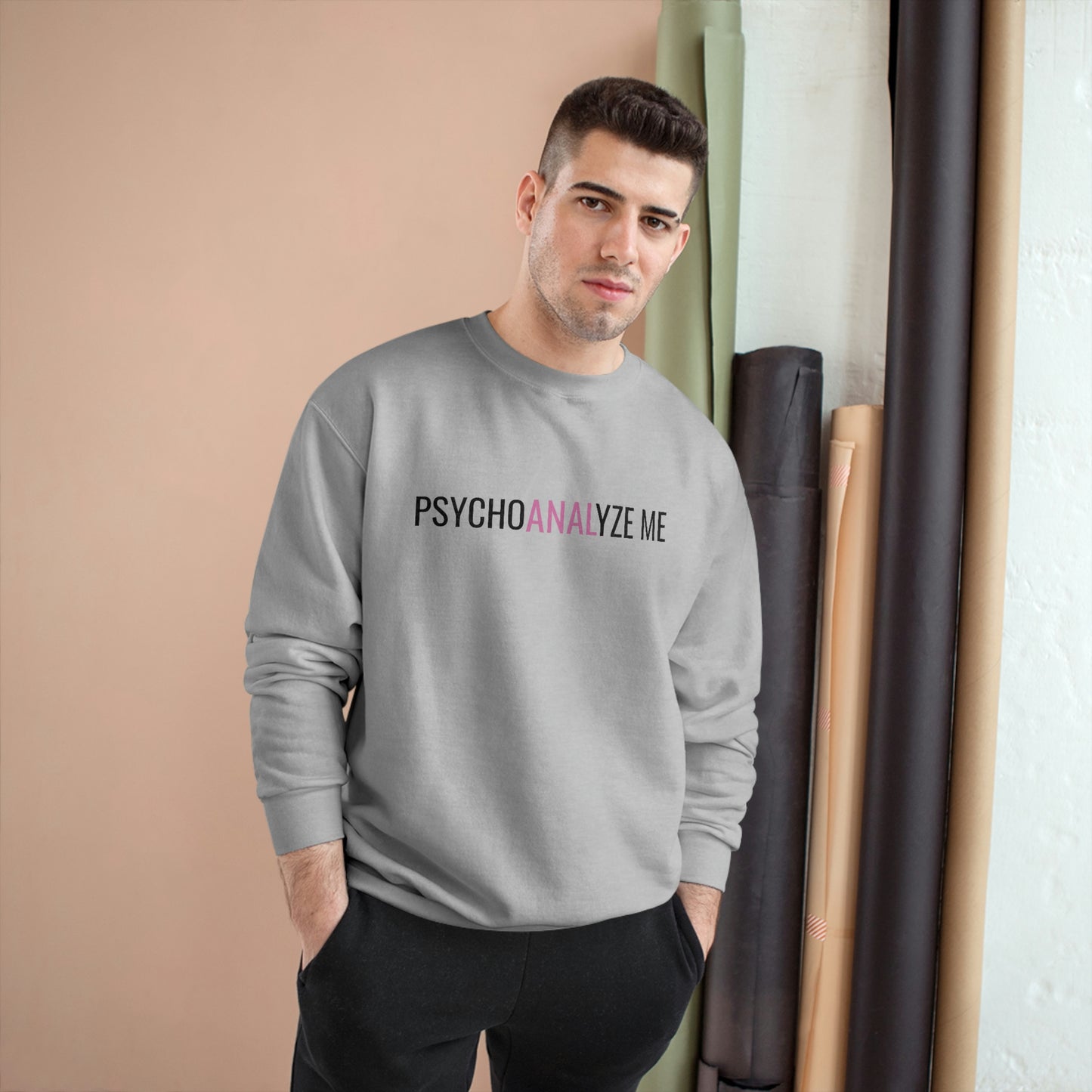 PsychoANALyze Me Champion Crewneck