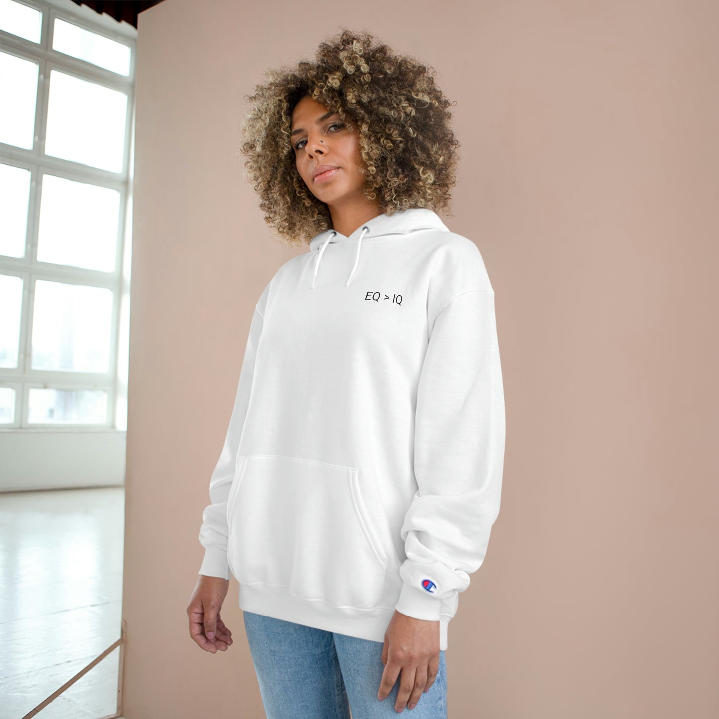 EQ > IQ Champion Hoodie