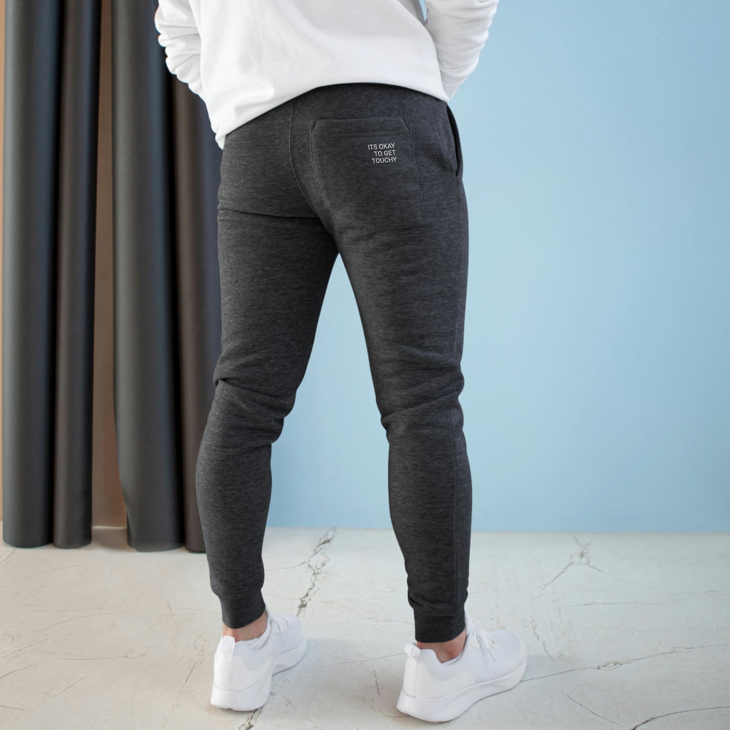 It's Okay to get Touchy Fleece Joggers