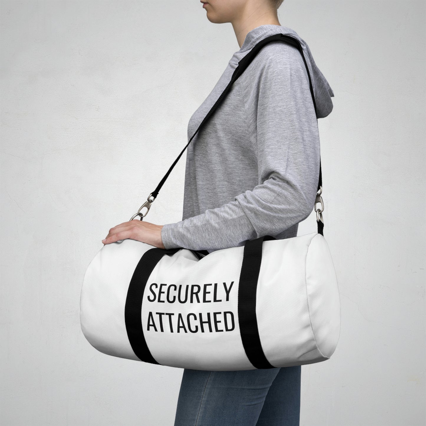 Securely Attached Duffel Bag