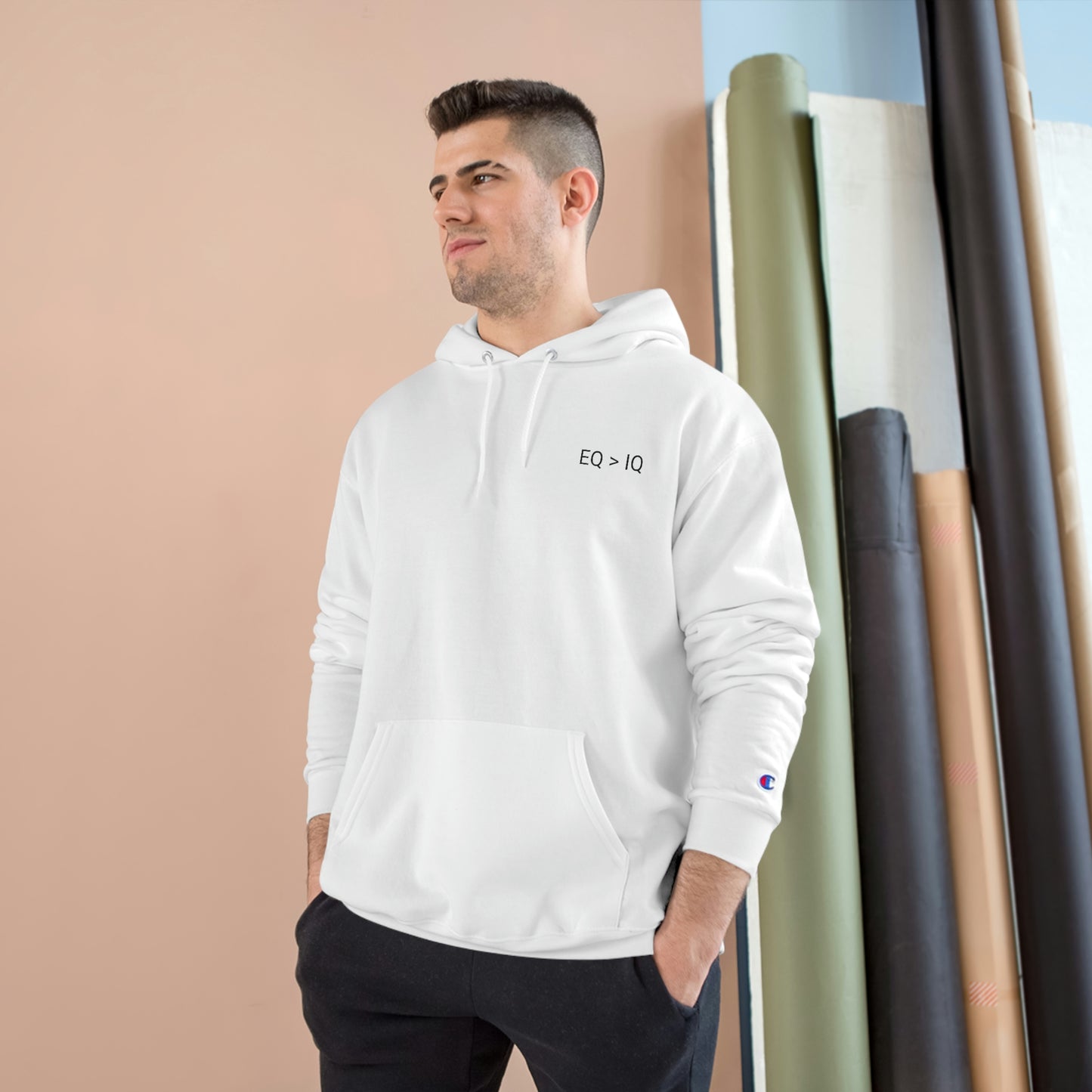 EQ > IQ Champion Hoodie