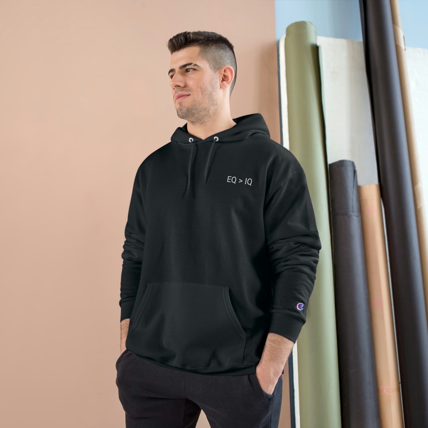 EQ > IQ Champion Hoodie